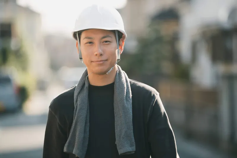 正社員・月給制の土木作業員